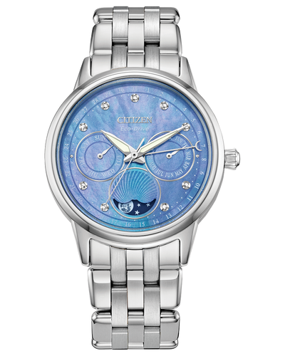 Lady's Calendrier Blue MOP Watch