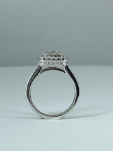 Load image into Gallery viewer, Princess Cut Double Halo Engagement Ring