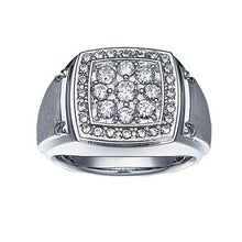 Load image into Gallery viewer, Gents Cluster Diamond Ring