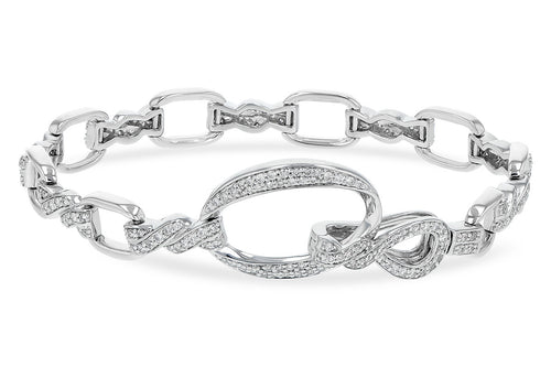 Diamond Twist & Link Bracelet