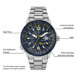 Citizen Gents Promaster Nighthawk Blue Angels - Navy/Yellow