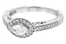 Load image into Gallery viewer, 14k Horizontal Marquise Ring