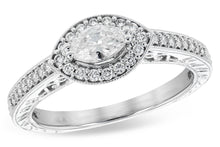 Load image into Gallery viewer, 14k Horizontal Marquise Ring