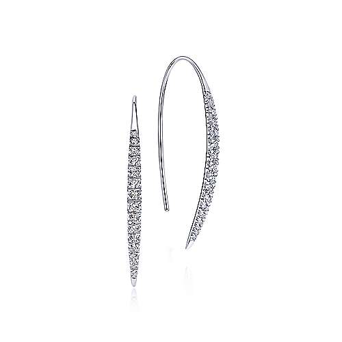 Tapered Diamond Earrings