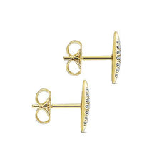 Load image into Gallery viewer, Tapered Diamond Spike Earrings