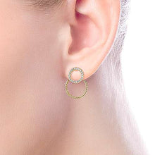 Load image into Gallery viewer, Peek A Boo Diamond Earrings