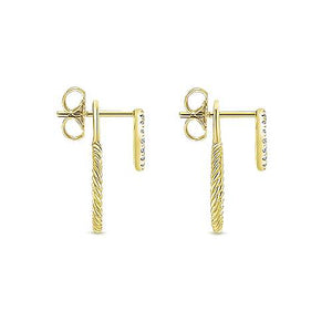 Peek A Boo Diamond Earrings