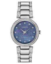 Load image into Gallery viewer, Citizen Ladies Navy MOP &amp; Crystal