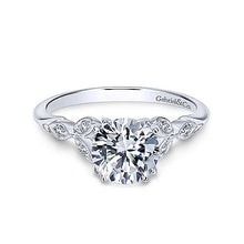 Load image into Gallery viewer, 14k Vintage Round Engagement Ring
