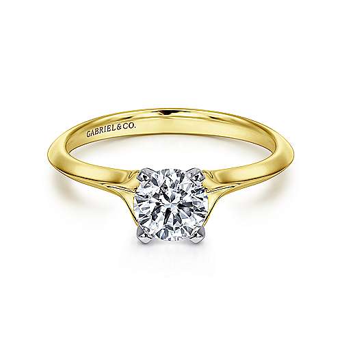 Yellow Gold Solitaire Engagement Ring