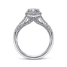 Load image into Gallery viewer, Marquis Halo Diamond Engagement Ring