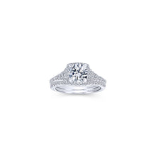 Load image into Gallery viewer, Diamond Halo Round Engagement Ring