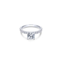 Load image into Gallery viewer, Classic Solitaire With Diamond Accents Engagement Ring
