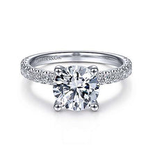 Load image into Gallery viewer, Round Diamond Accented Engagement Ring