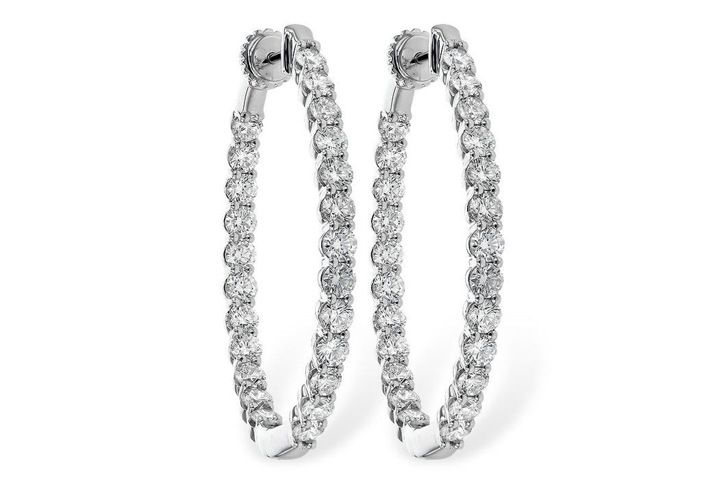 4 ct Diamond In&Out Hoops