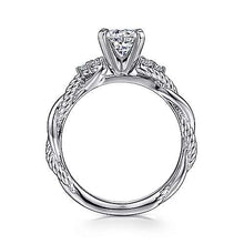 Load image into Gallery viewer, Round Twisted Engagement Ring