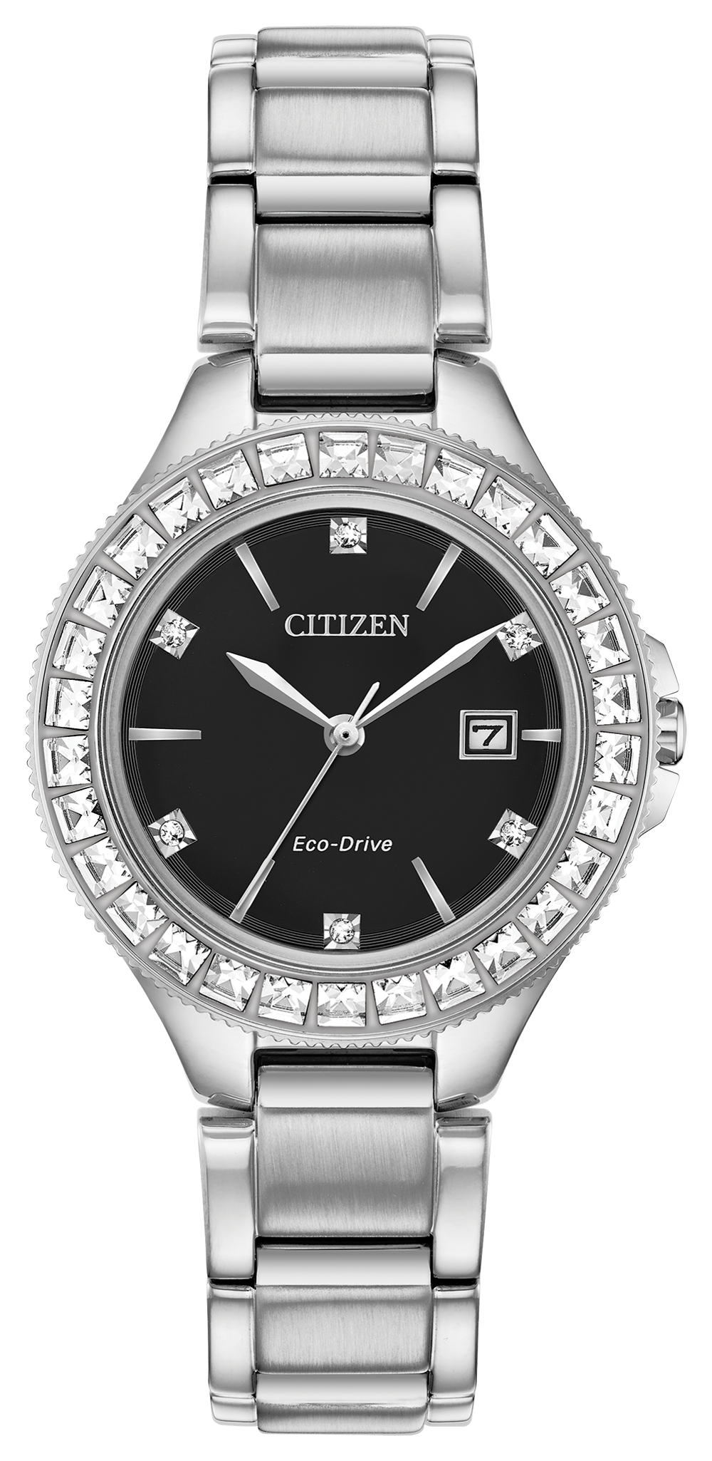 Citizen Ladies Silhouette Crystal -Black