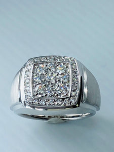 Men's Cluster Diamond Ring