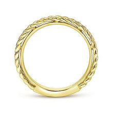 Load image into Gallery viewer, Yellow Gold Braided Band