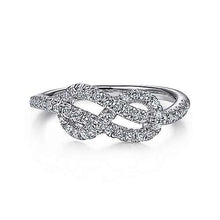 Load image into Gallery viewer, Love Knot Diamond Ring