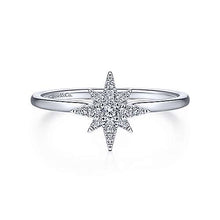 Load image into Gallery viewer, Diamond Starburst Fashion Ring