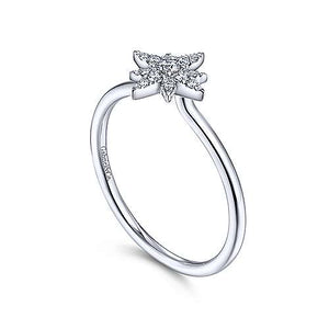 Diamond Starburst Fashion Ring