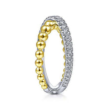 Load image into Gallery viewer, 14k Two Tone Criss Cross Ring