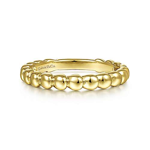 Gold Beaded Ring