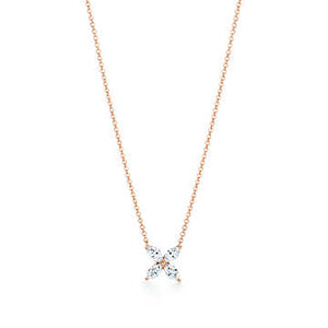 Marquise Floral Necklace
