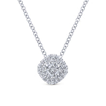 Load image into Gallery viewer, Diamond Pave Cushion Pendant