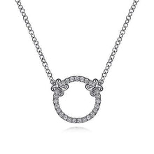 Load image into Gallery viewer, Open Diamond Circle Necklace