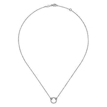 Load image into Gallery viewer, Open Diamond Circle Necklace