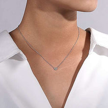 Load image into Gallery viewer, Pave Diamond Heart Necklace