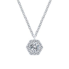 Load image into Gallery viewer, Hexagonal Diamond Necklace