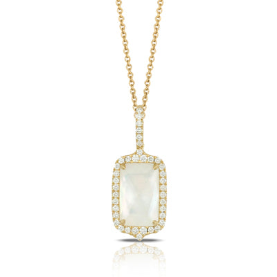 Mother Of Pearl & Diamond Pendant