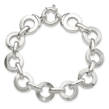 Load image into Gallery viewer, Polished Circle Link Bracelet