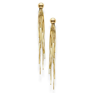 Gold Tassle Earrings