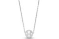 Floating Pearl Necklace - White Gold